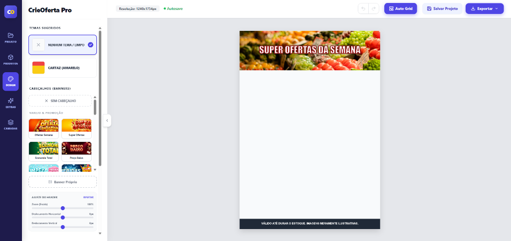 CrieOferta Pro - Editor de Encartes